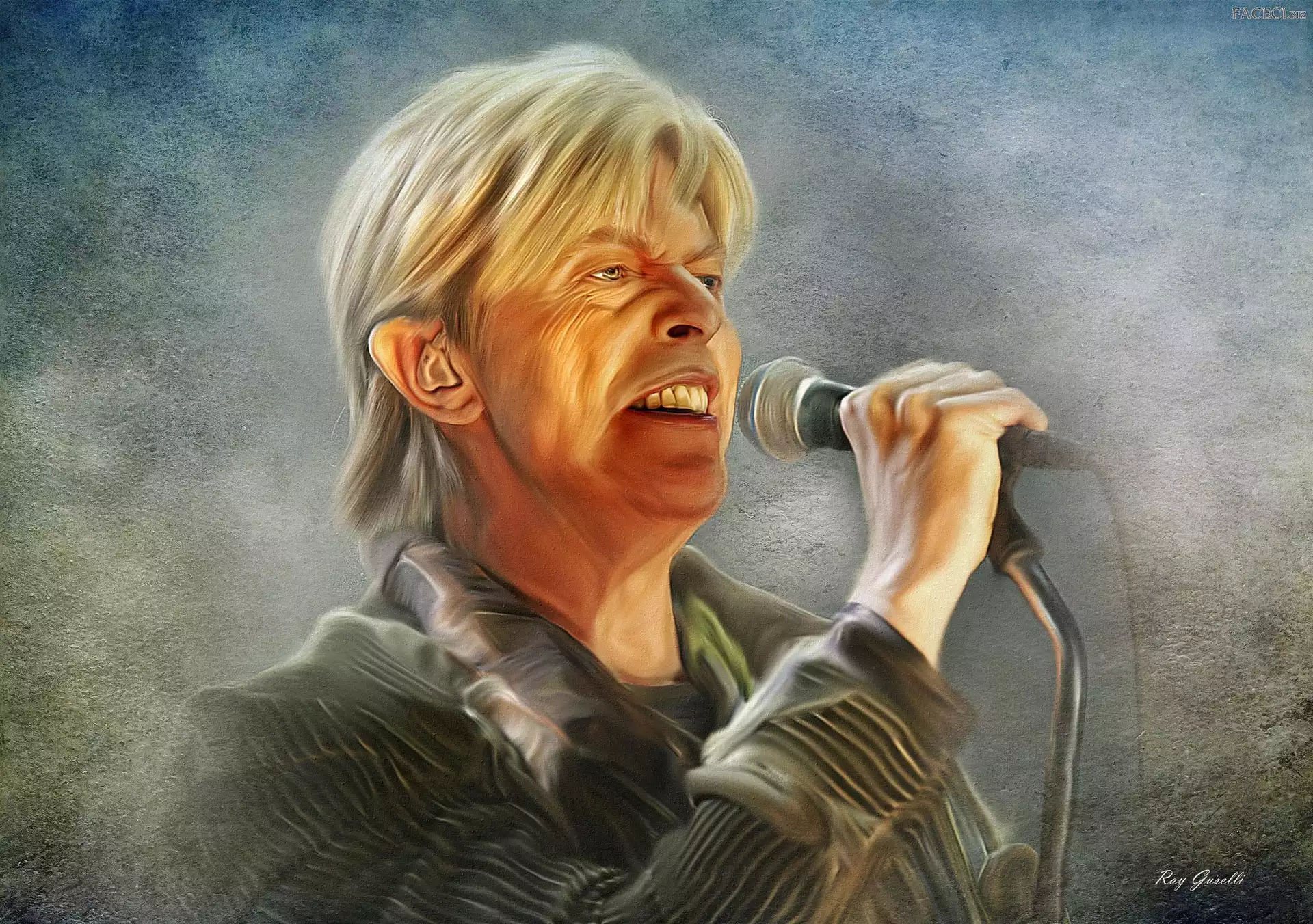 Grafika, David Bowie, Mężczyzna, Muzyka, Piosenkarz